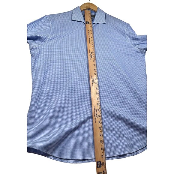 Perry Ellis Premium Slim Fit Printed Button Up Shirt Size 16 1/2 34/35 - Picture 6 of 8